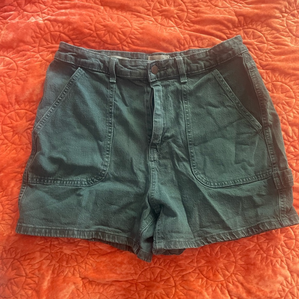 Universal Thread Highest Rise Midi Green size 10/30
